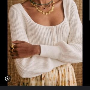 NWT sezane Marietta cardigan xxs
